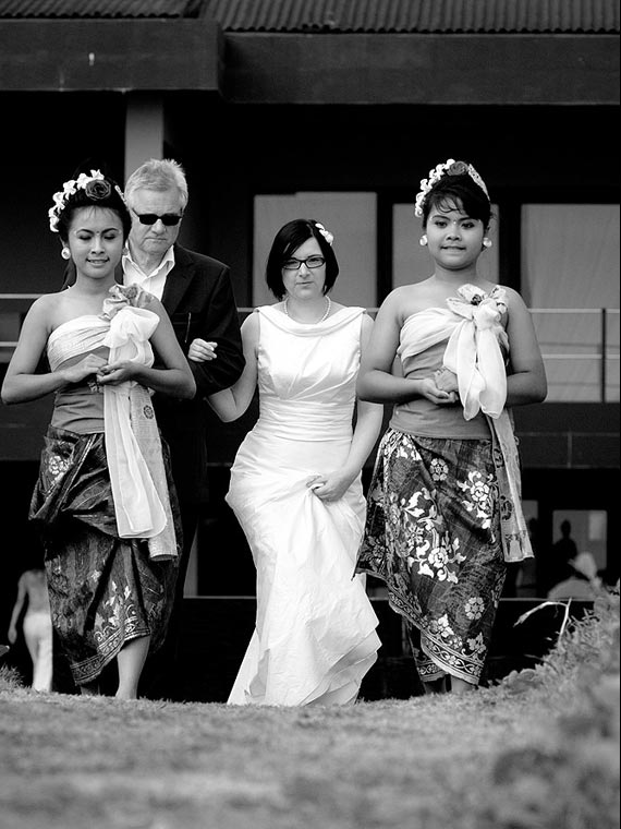 Beach wedding Bali